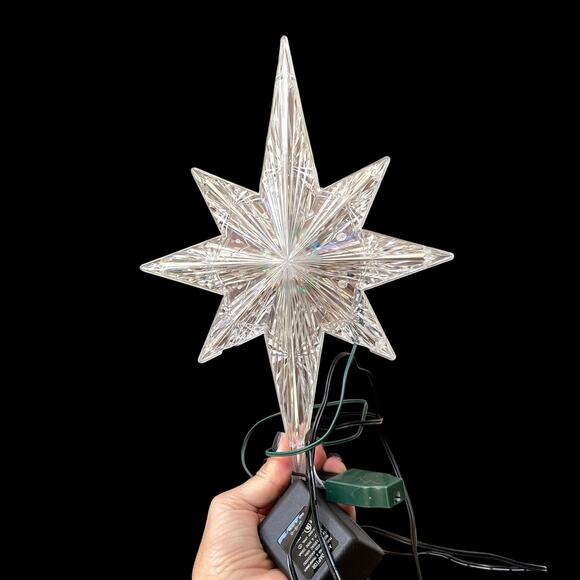 LED Bethlehem Star Tree Topper Ornament Color Changing Christmas Lights Accent - Picture 8 of 16